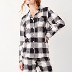 Women's Sonoma Goods For Life® Flannel Pajama Shirt